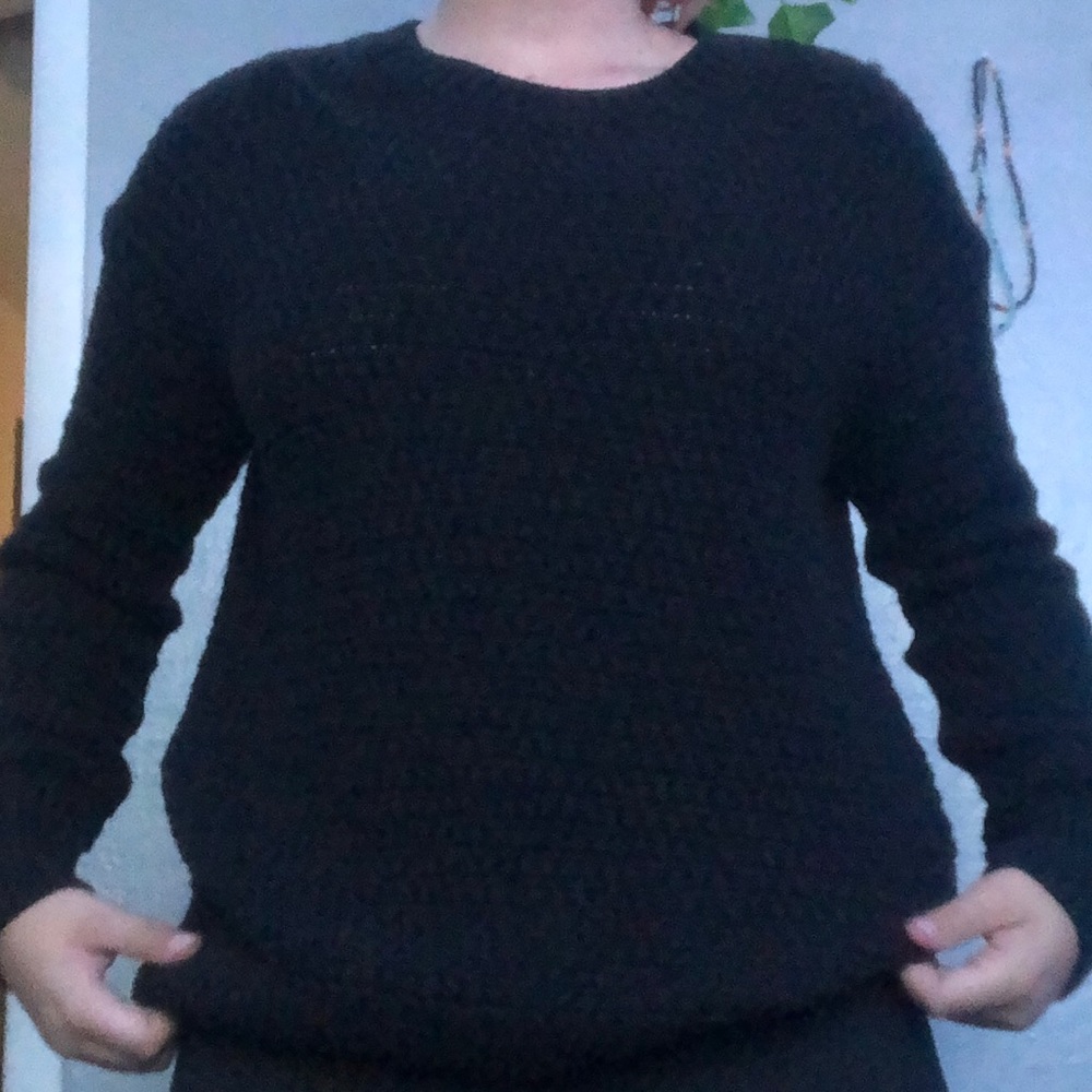 cable knit sweater